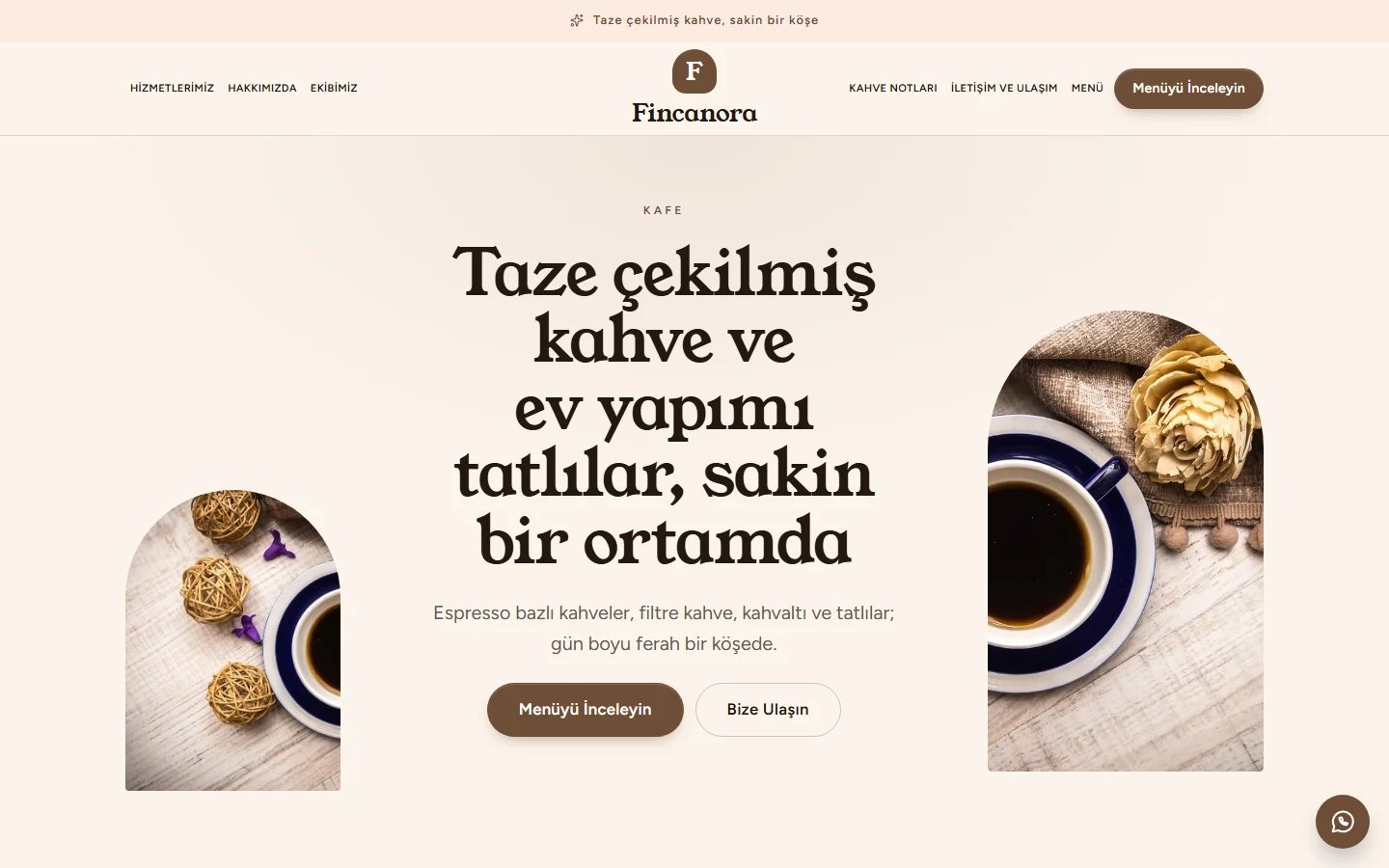 Kafe — Butik teması