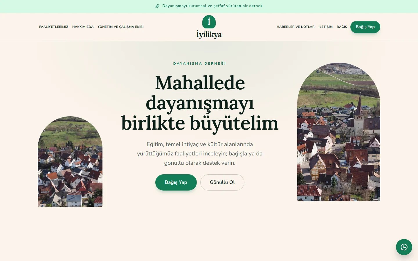 Dernek / Vakıf — Butik teması