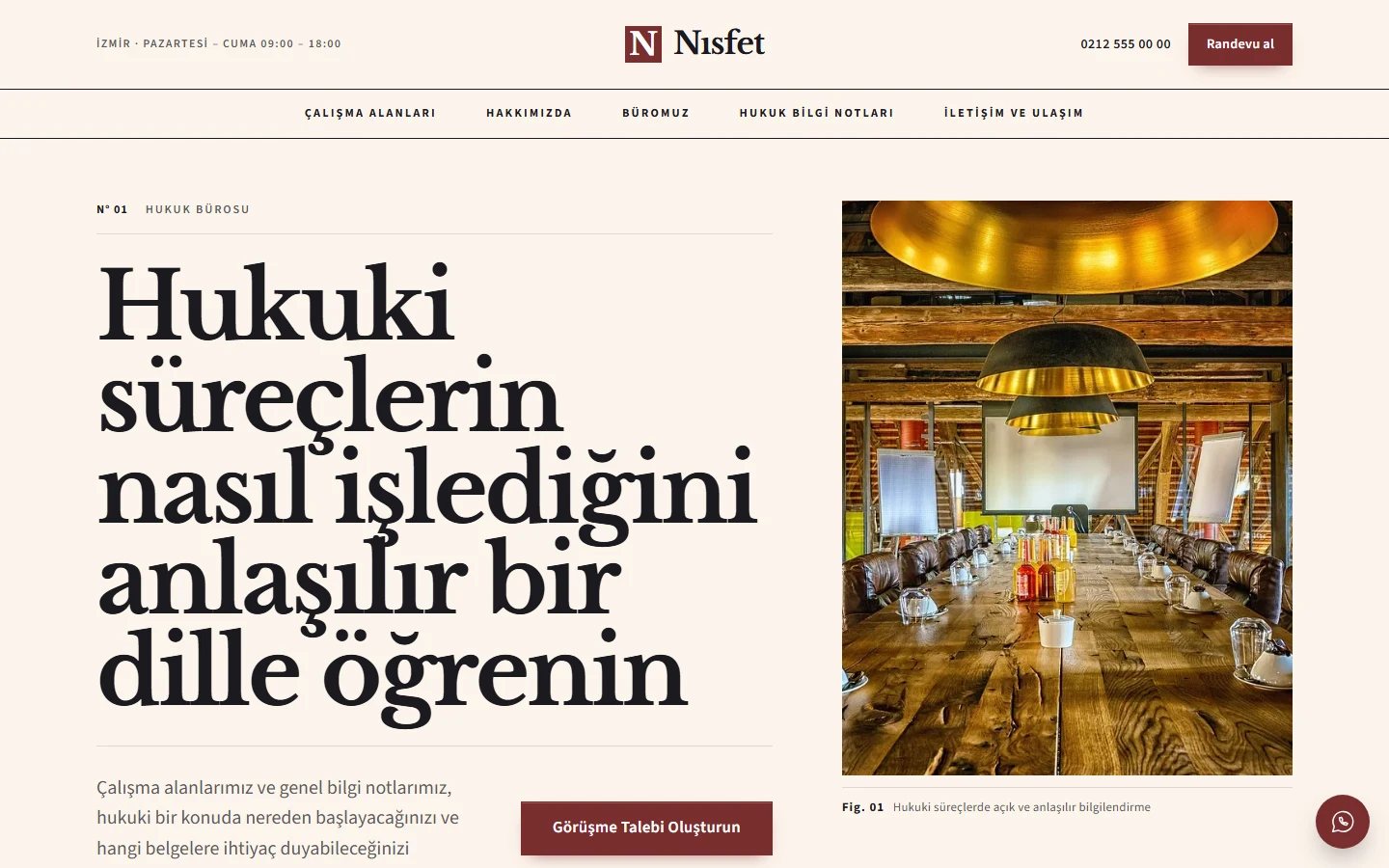 Avukatlık Bürosu — Editoryal teması