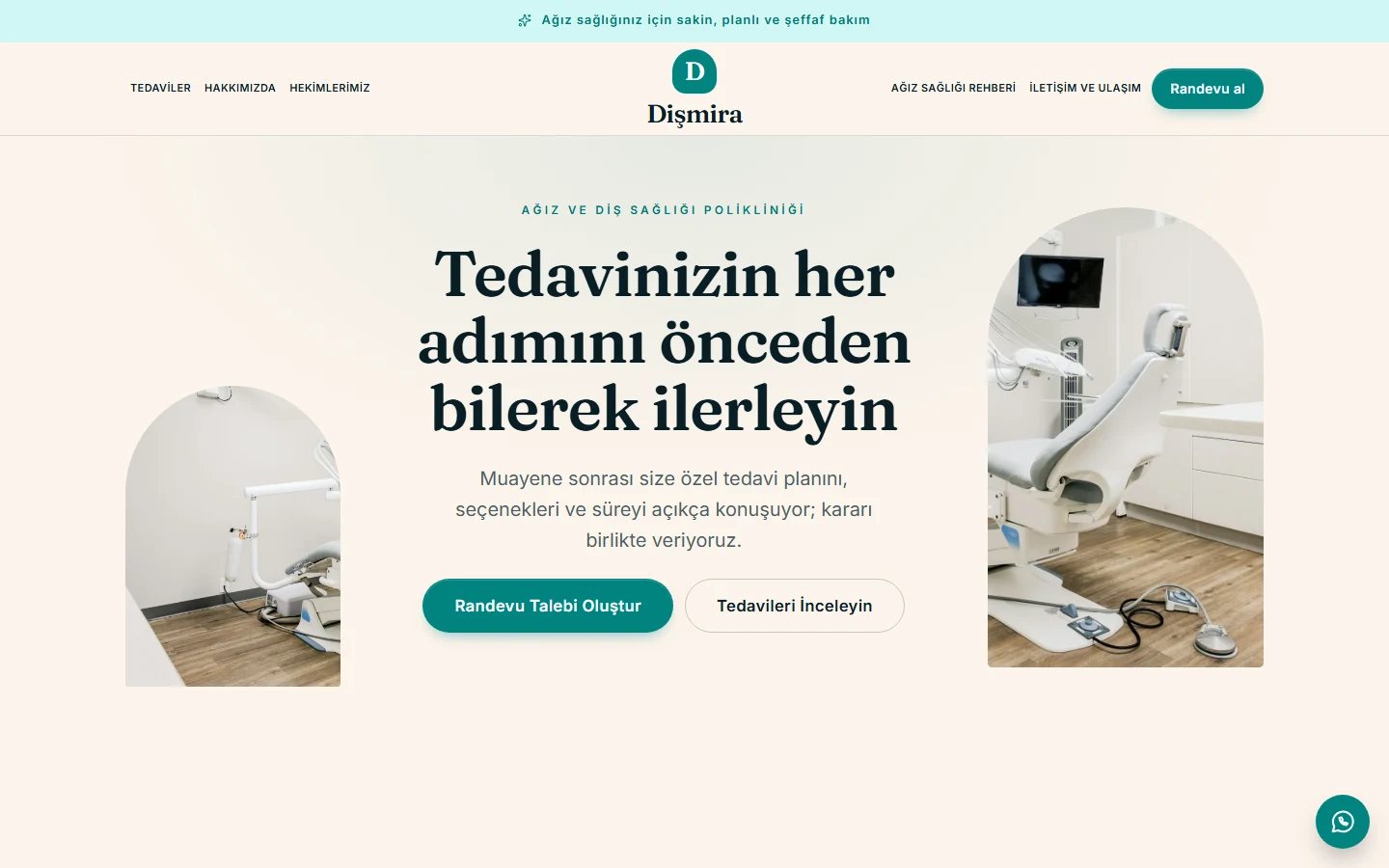 Diş Kliniği — Butik teması