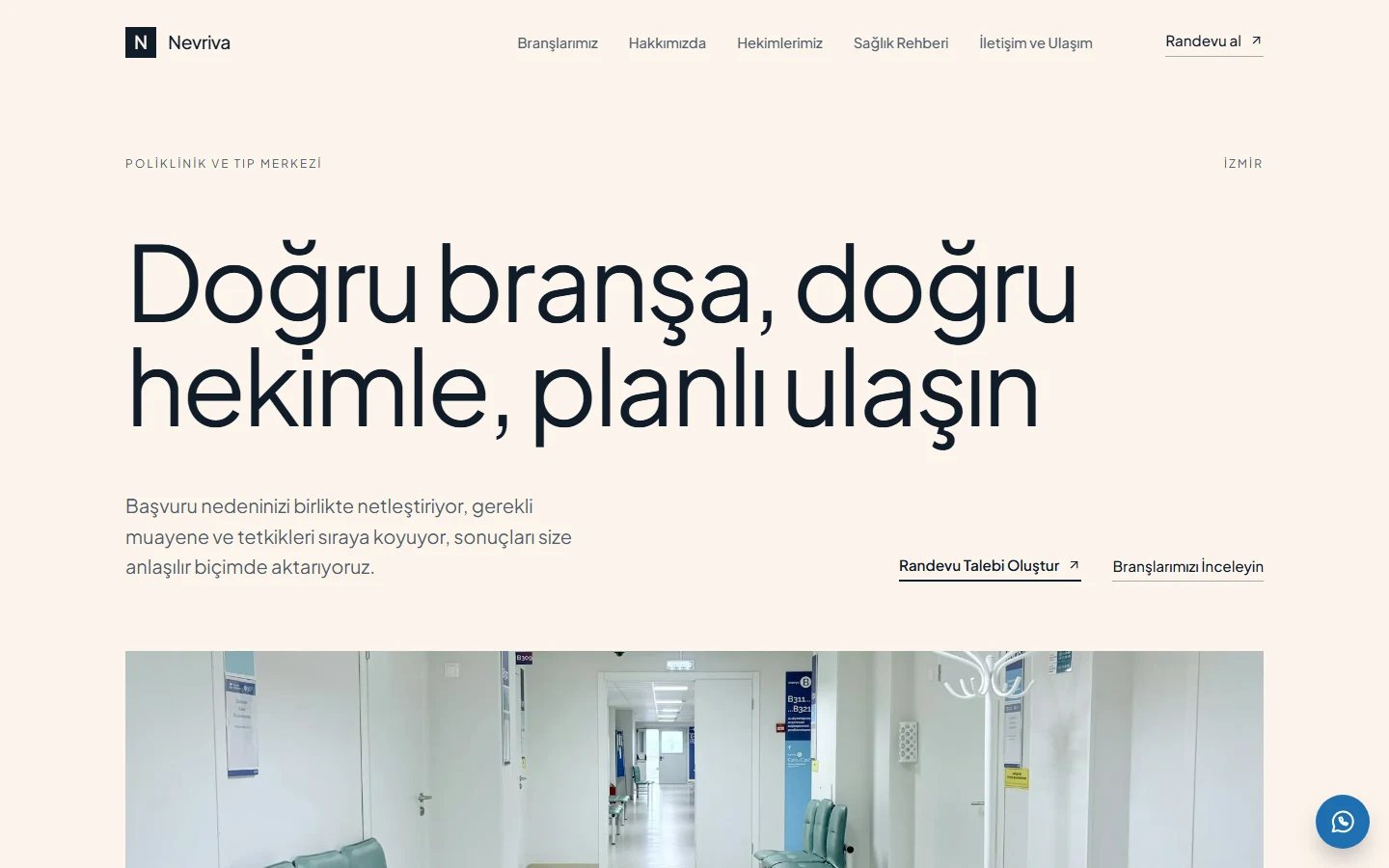 Klinik / Poliklinik — Yalın teması