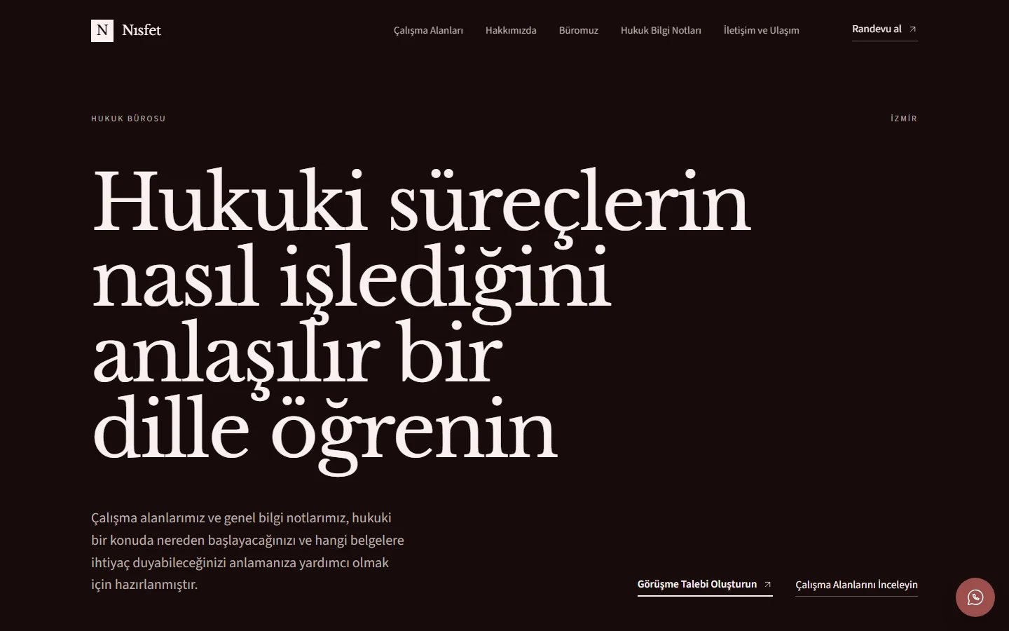 Avukatlık Bürosu — Yalın teması